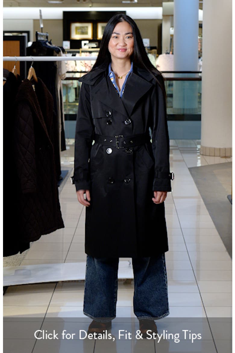 Water Resistant Hooded Trench Coat video