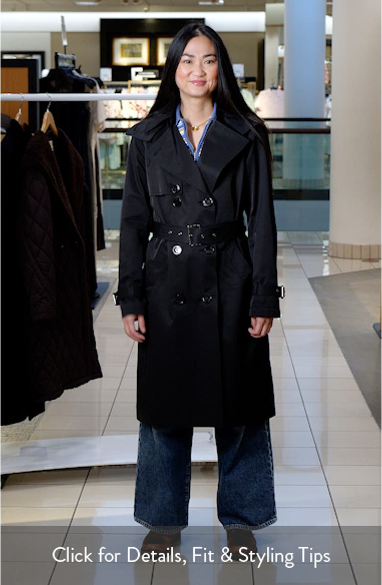 Water Resistant Hooded Trench Coat, sales video thumbnail