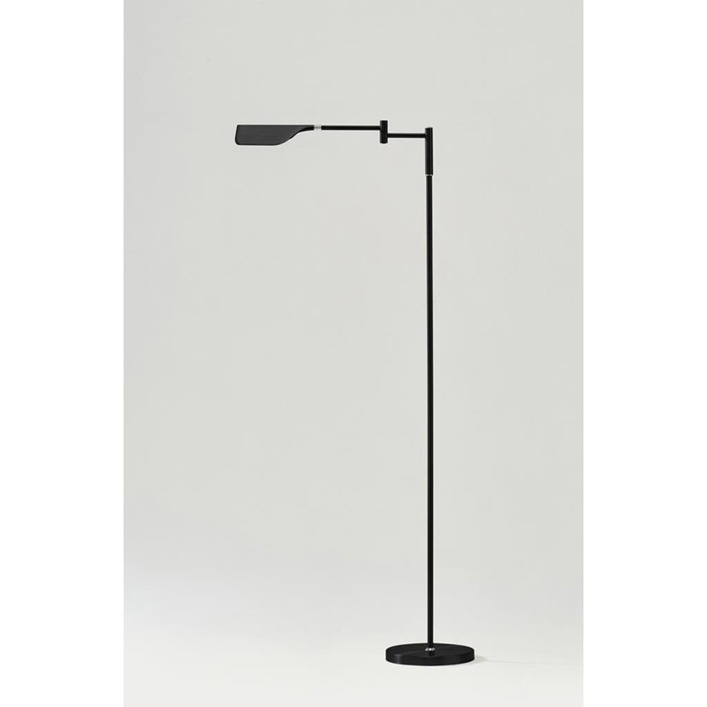 Brightech Leaf 53" Industrial Led Task Floor Lamp With Metal Empire Shade, 3-way Dimming