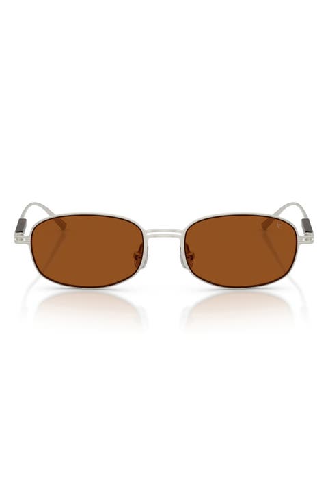 51mm Oval Sunglasses