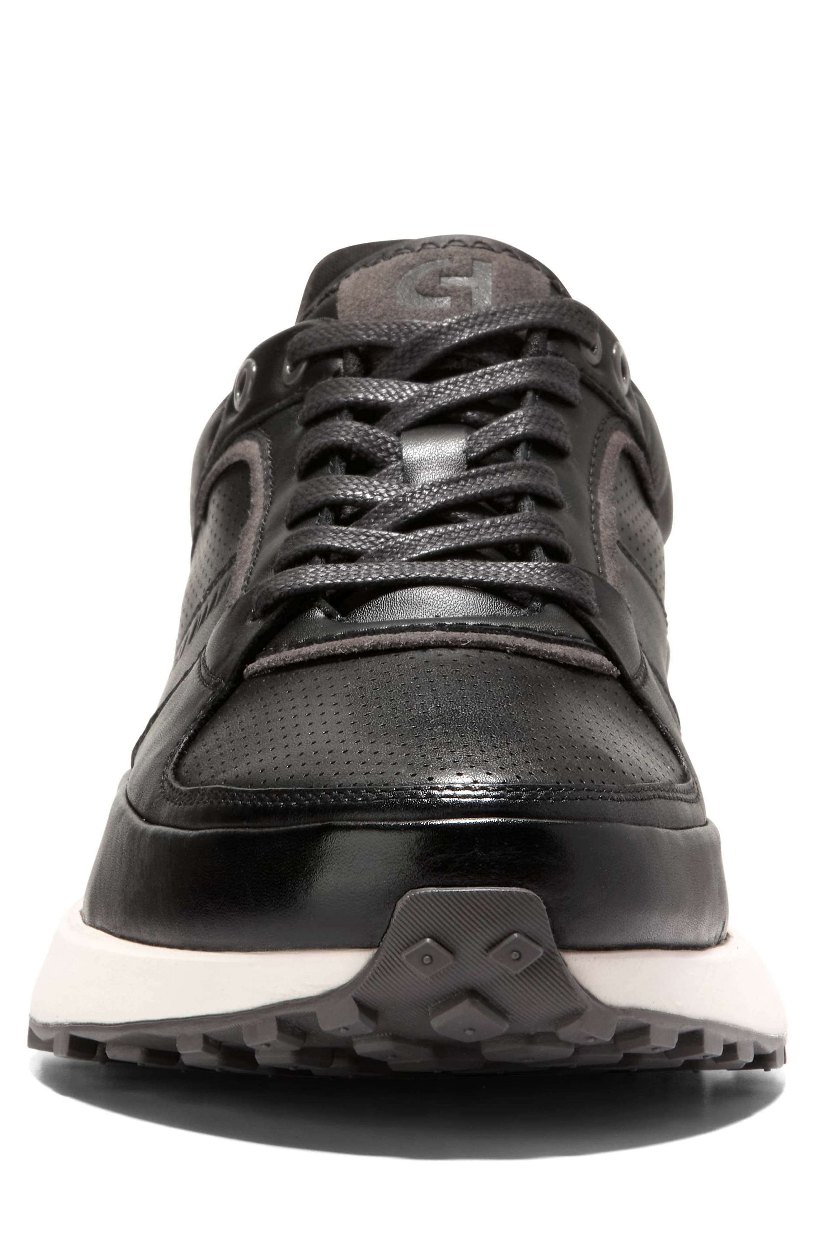 Cole Haan Grand Crosscourt Downtown Sneaker, Alternate, color, Black / Pavement / Ivory