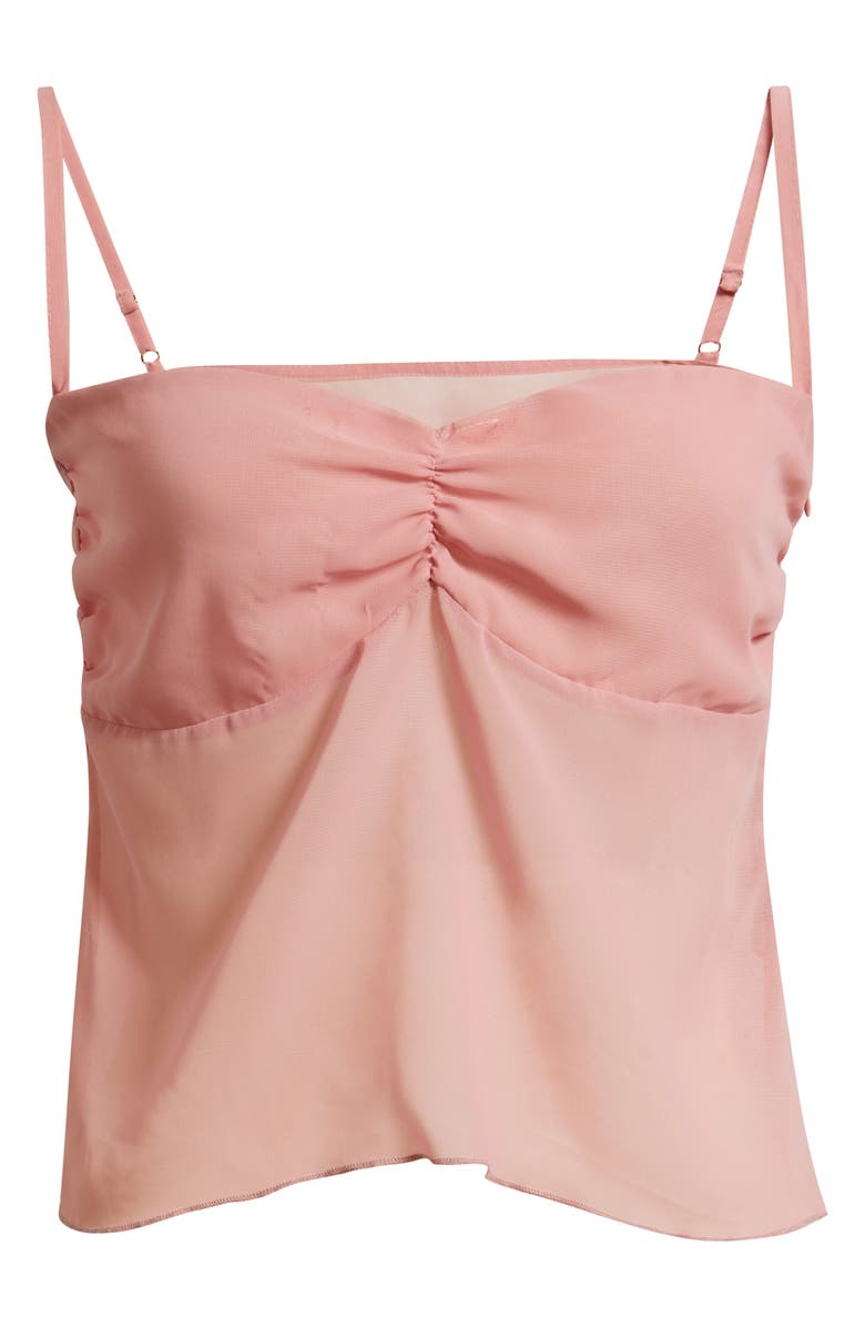 Bella Venice Claire Chiffon Camisole, Alternate, color, Baby Pink