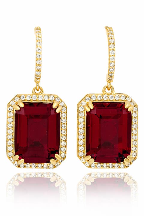 Halo Drop Earrings