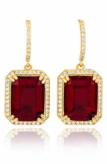 Halo Drop Earrings