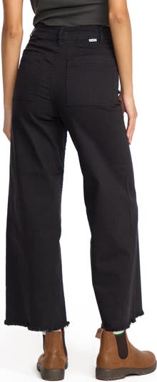Free Fall Stretch Crop Wide Leg Pants