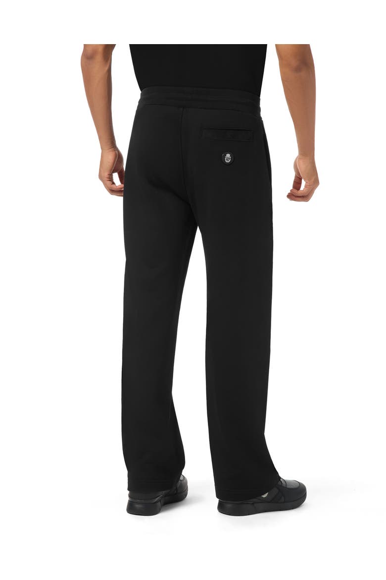 Tracksuit Trousers With Alcantara Stripes Men, Alternate, color, black