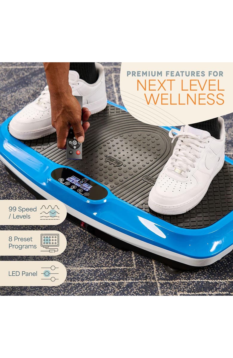 Lifepro Turbo 3D Vibration Plate Exercise Machine with Magnetic Acupoints, Alternate, color, 