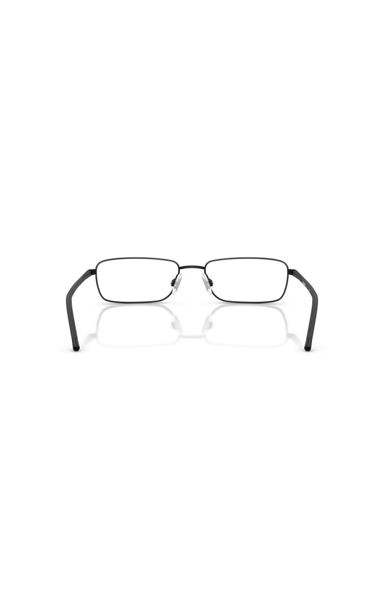 Burberry 52mm Rectangle optical glasses, Alternate, color, Black