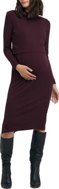 Ripe Maternity Ruby Rib Dress