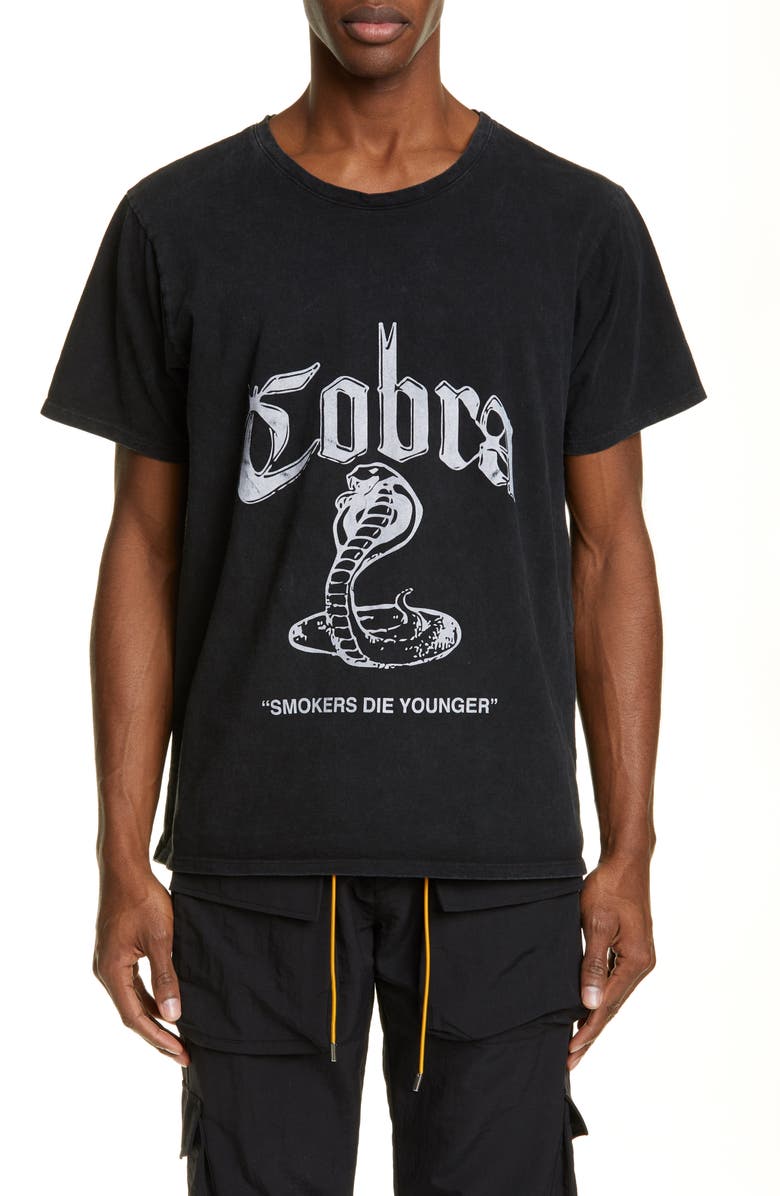 Rhude Cobra Graphic T-Shirt, Main, color, 