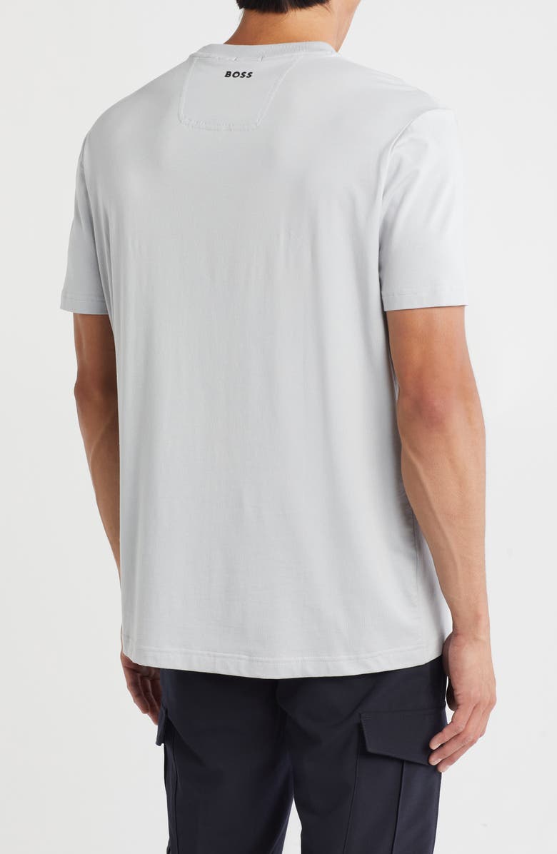 BOSS Logo Graphic T-Shirt, Alternate, color, Light Grey