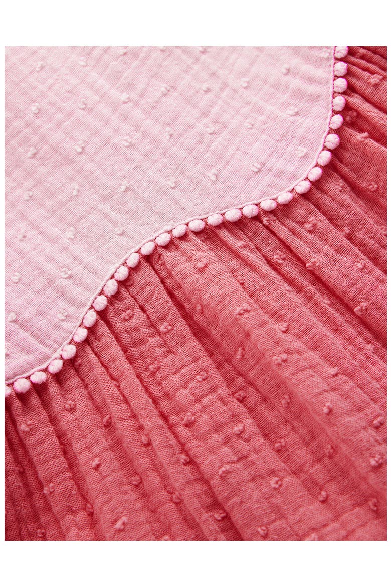 Kids' Double Cotton Gauze Tiered Dress, Alternate, color, SPRING BLOSSOM COLOUR BLOCK