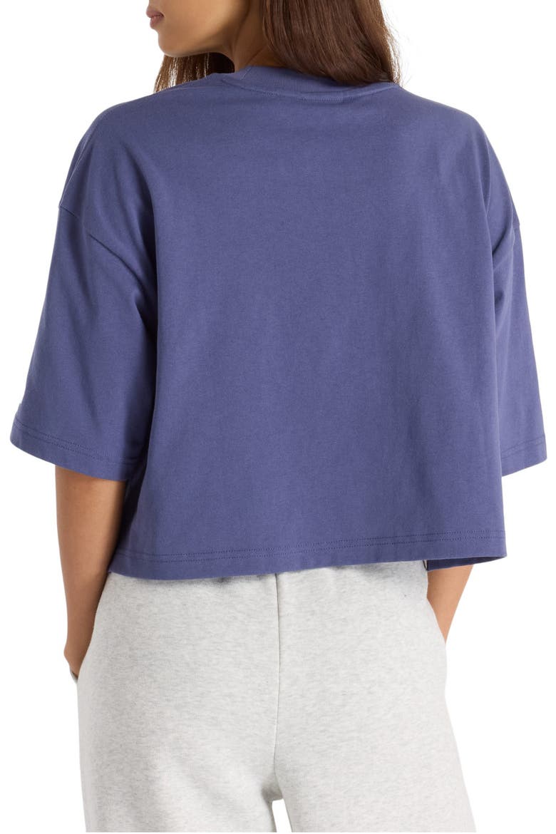 Athletics Oversize Crop Flower Graphic T-Shirt, Alternate, color, DREAM STATE