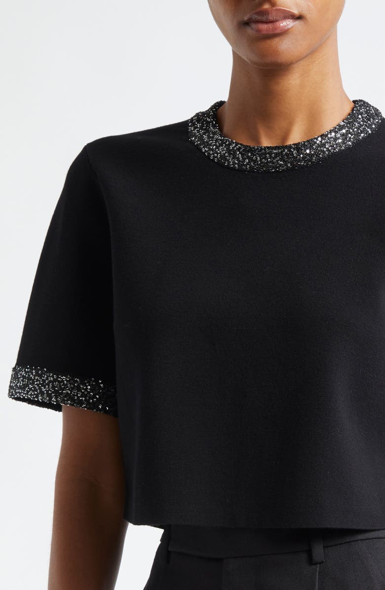 A.L.C. Maeve Sequin Embellished Crop Top, Alternate, color, 