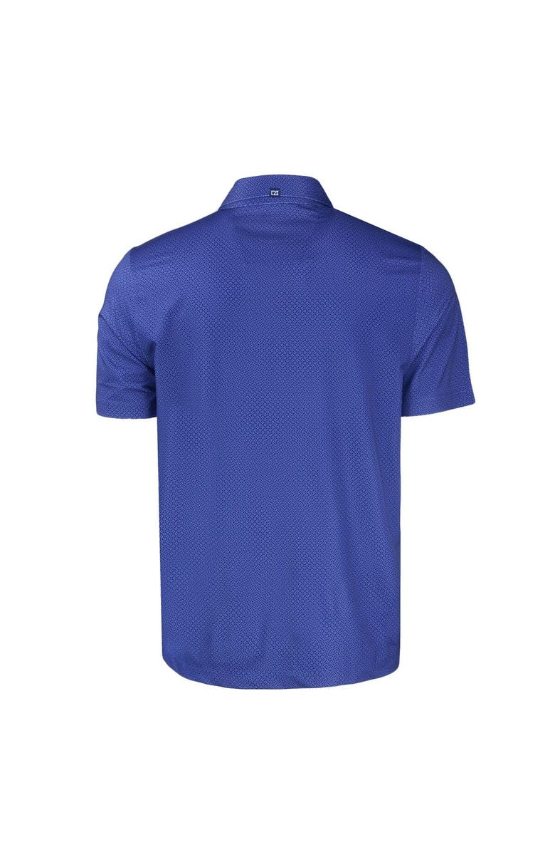 Cutter & Buck Men's Cutter & Buck Blue North Carolina A&T Aggies Pike Eco Tonal Geo Print Stretch Recycled Polo, Alternate, color, 