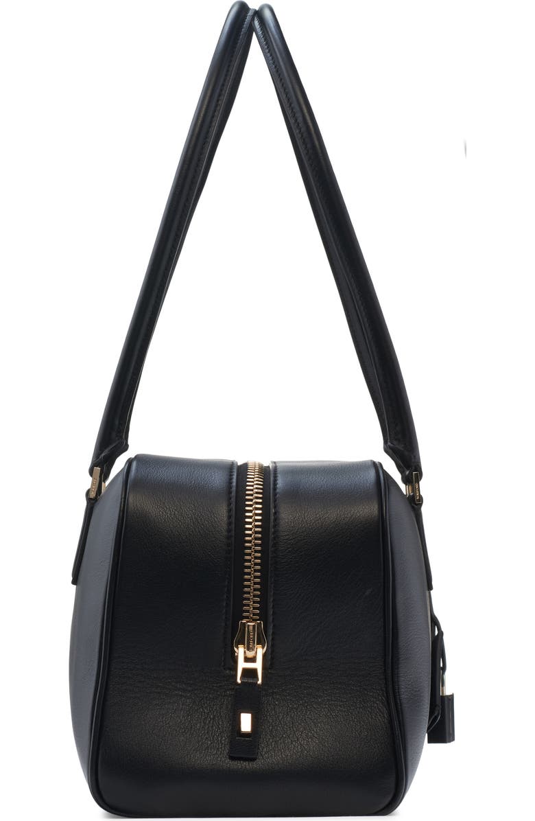 TOM FORD Small Leather Bowling Bag, Alternate, color, Black