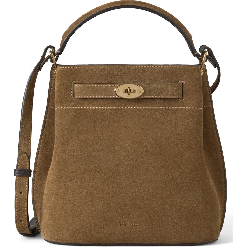 Mulberry Leather Islington Bucket Bag In Brown