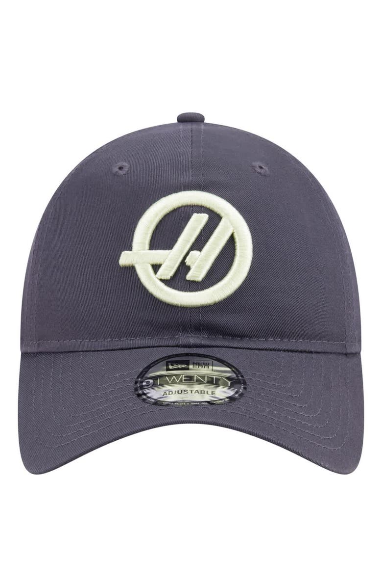 New Era Men's New Era  Graphite Haas F1 Team 2025 9TWENTY Adjustable Hat, Alternate, color, 