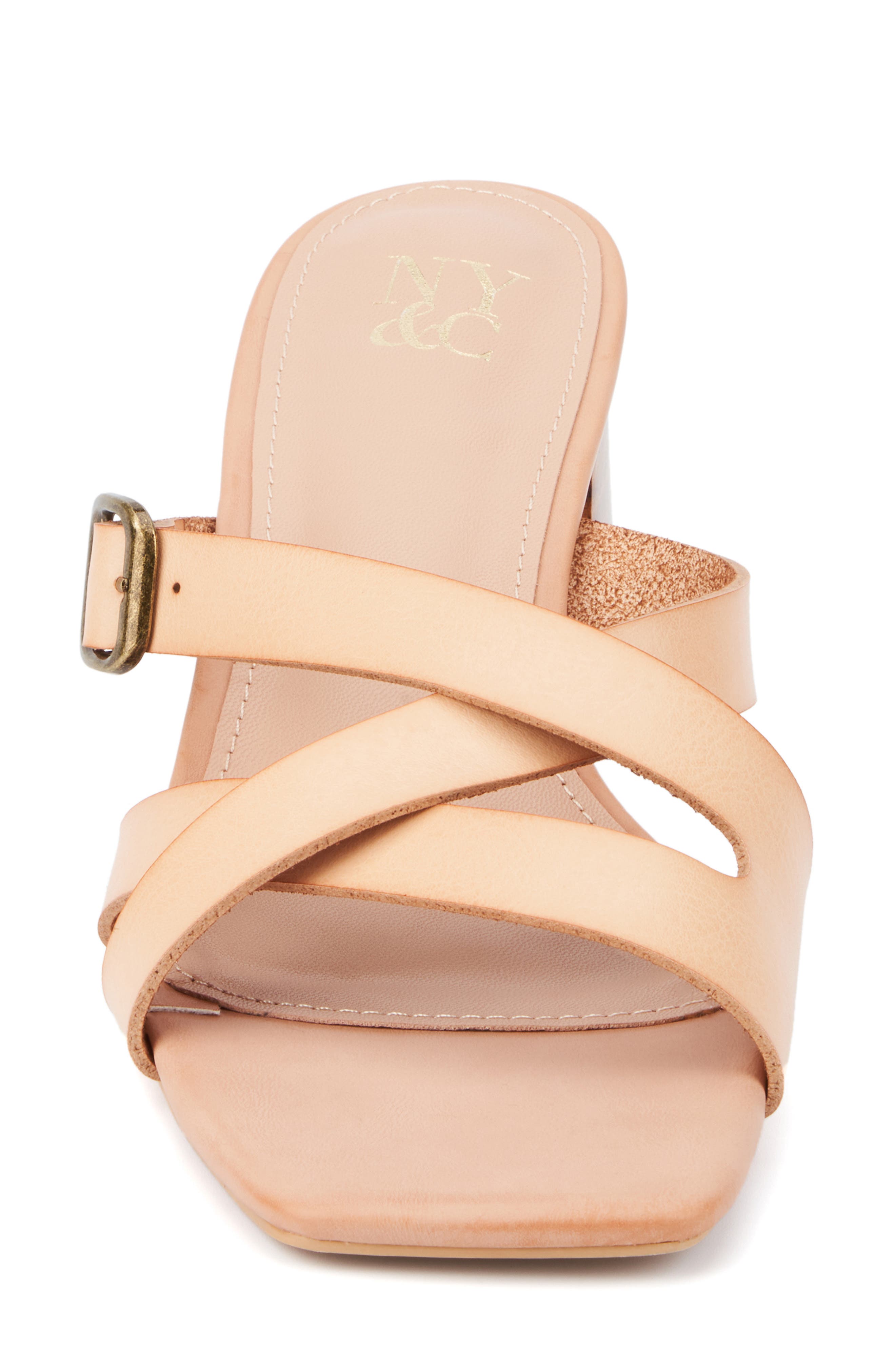 NEW YORK AND COMPANY Fantasia Heeled Sandal, Alternate, color, Nude