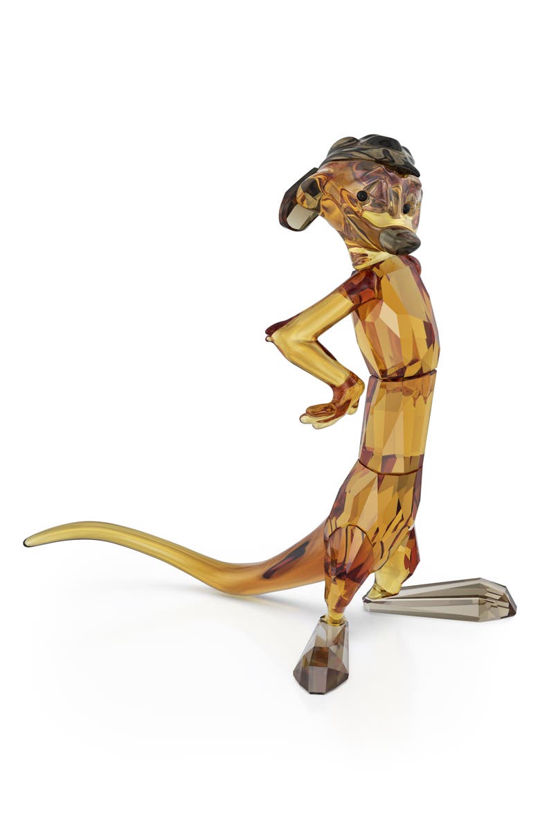 Swarovski x Disney<sup>®</sup> The Lion King Timon Figurine, Main, color, Light Amber