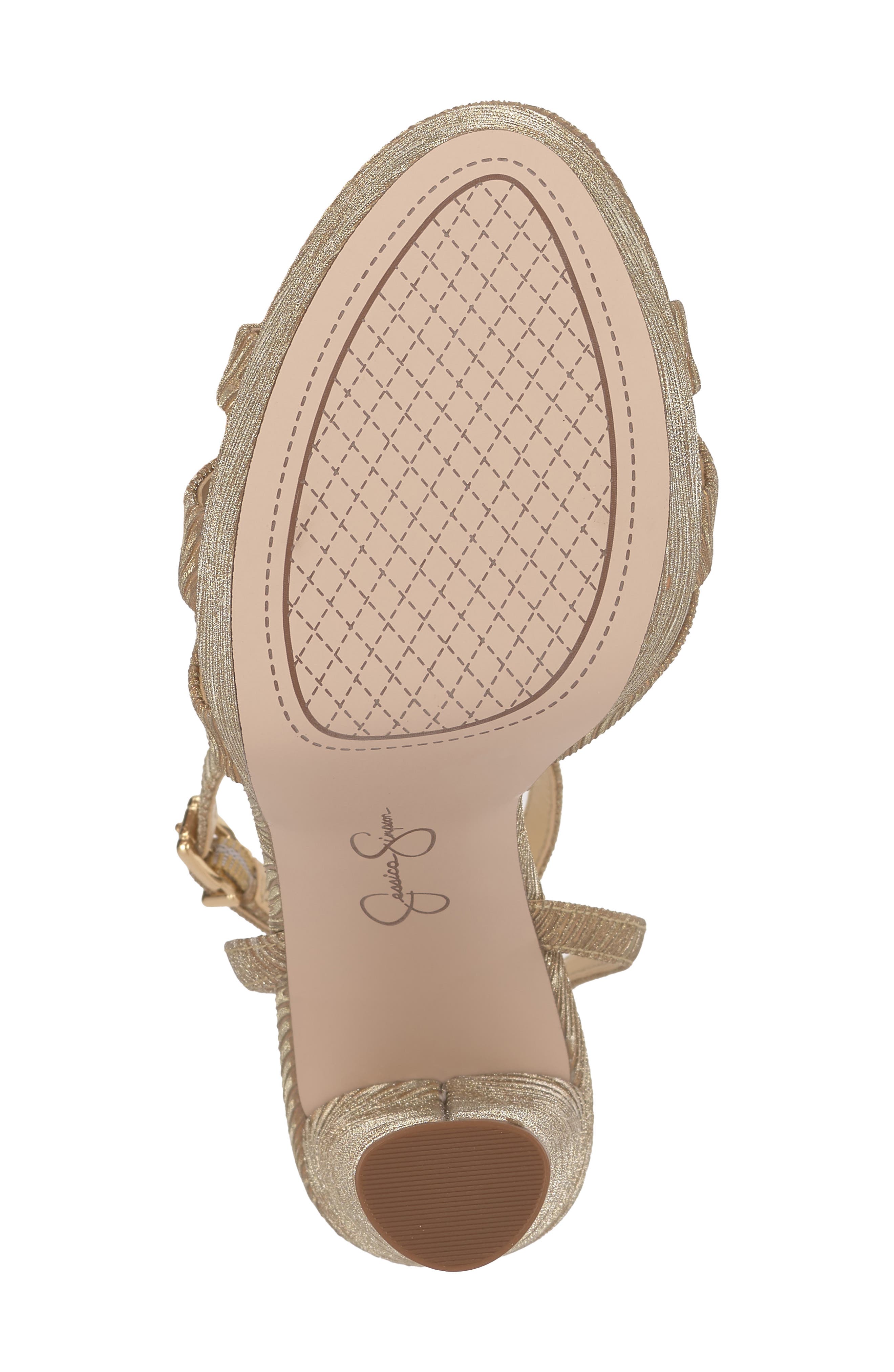 Jessica Simpson Ilaria Ankle Strap Platform Sandal, Alternate, color, Bronze