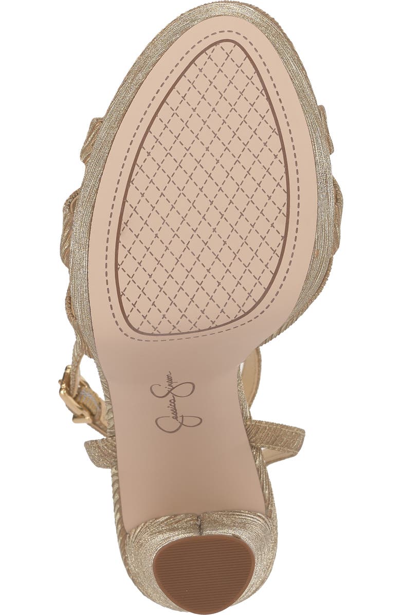 Jessica Simpson Ilaria Ankle Strap Platform Sandal, Alternate, color, Bronze