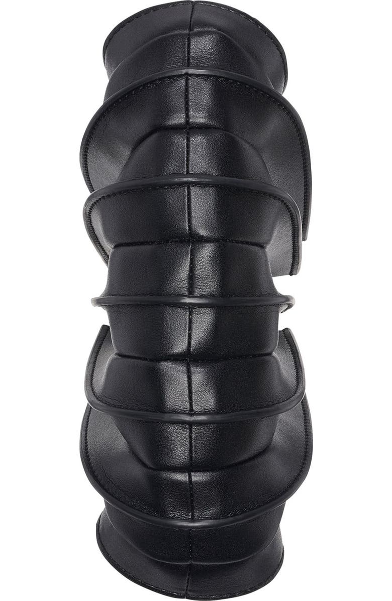 KARL LAGERFELD PARIS Ikon Clutch, Alternate, color, Black/Gold