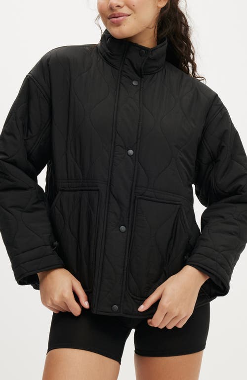 COTTON ON BODY COTTON ON BODY WARM UP RELAXED LIGHTWEIGHT JACKET