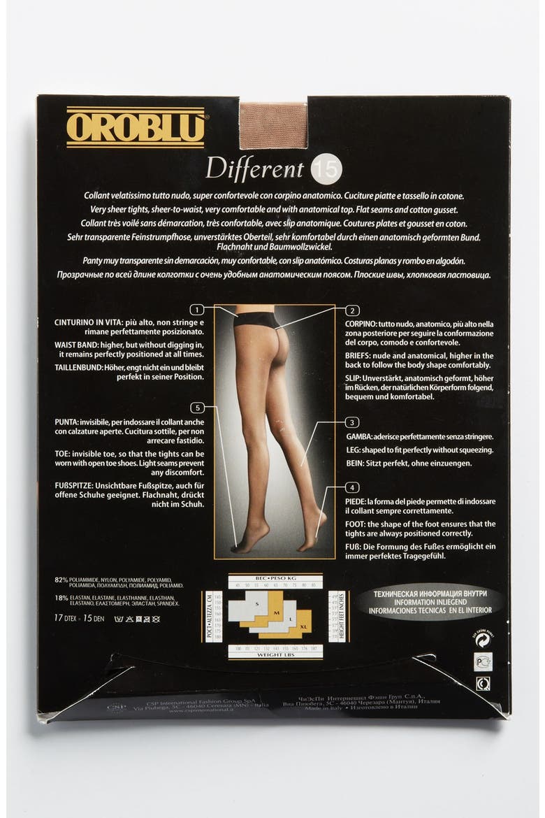 Different Comfort Pantyhose, Alternate, color, NUDE
