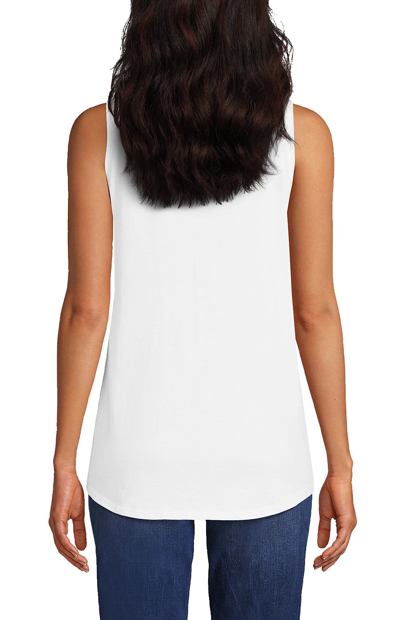 Supima Cotton Tunic Tank Top - image 2