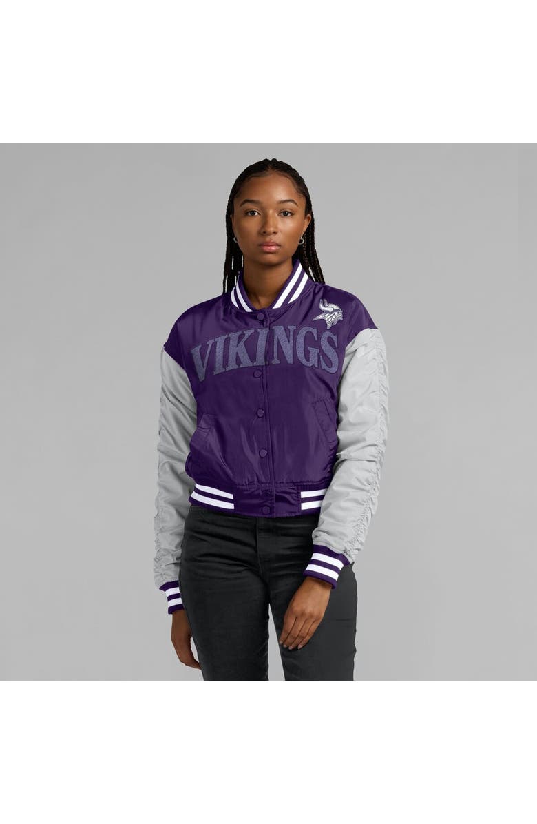 FANATICS Women's Fanatics  Purple Minnesota Vikings Elements Wave Full-Snap Jacket, Alternate, color, Purple