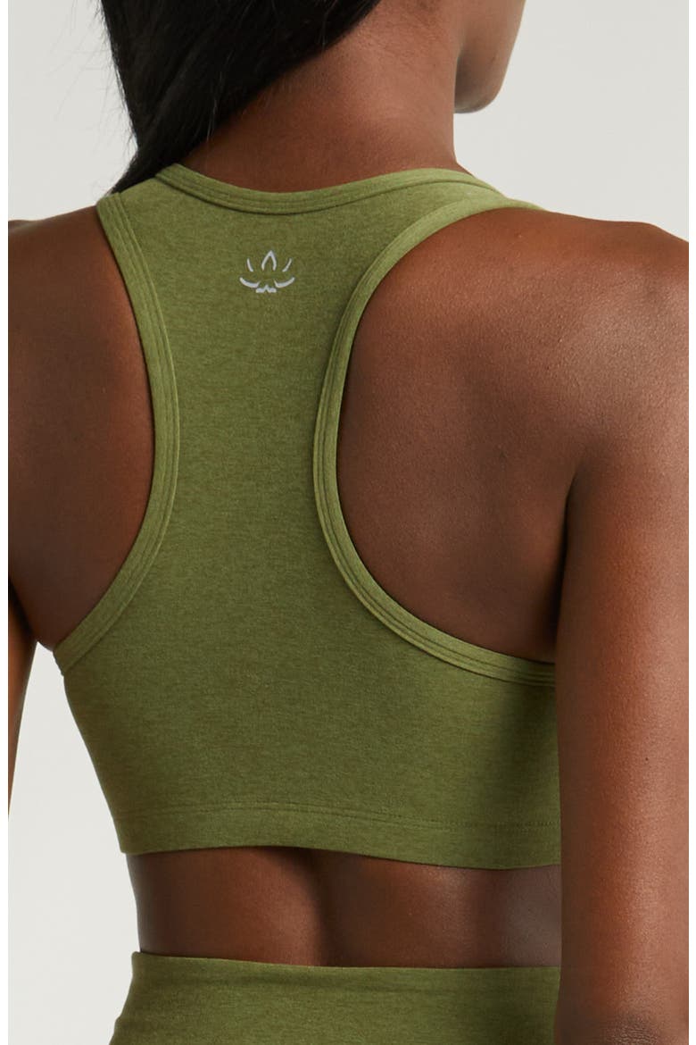Lift Your Spirits Sports Bra, Alternate, color, MOSS GREEN HEATHER