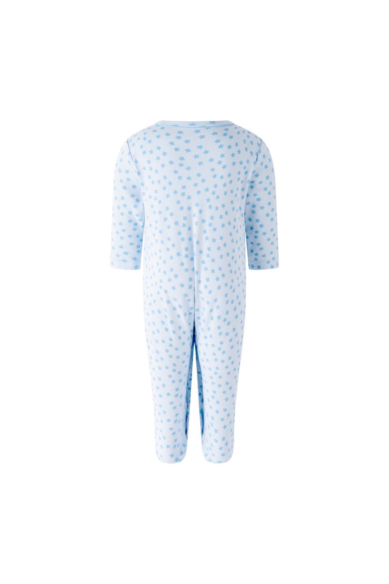 Pima Star Footie, Alternate, color, Blue