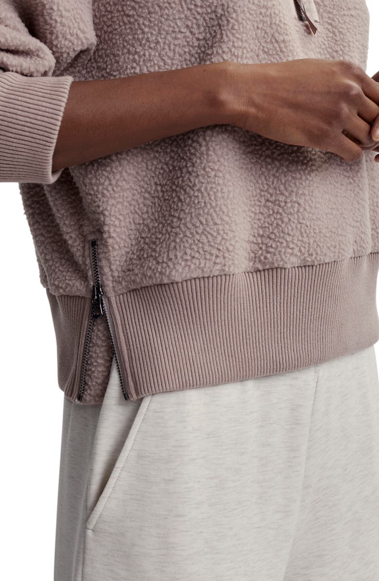 Varley Roselle Recycled Polyester Fleece Half Zip Pullover, Alternate, color,