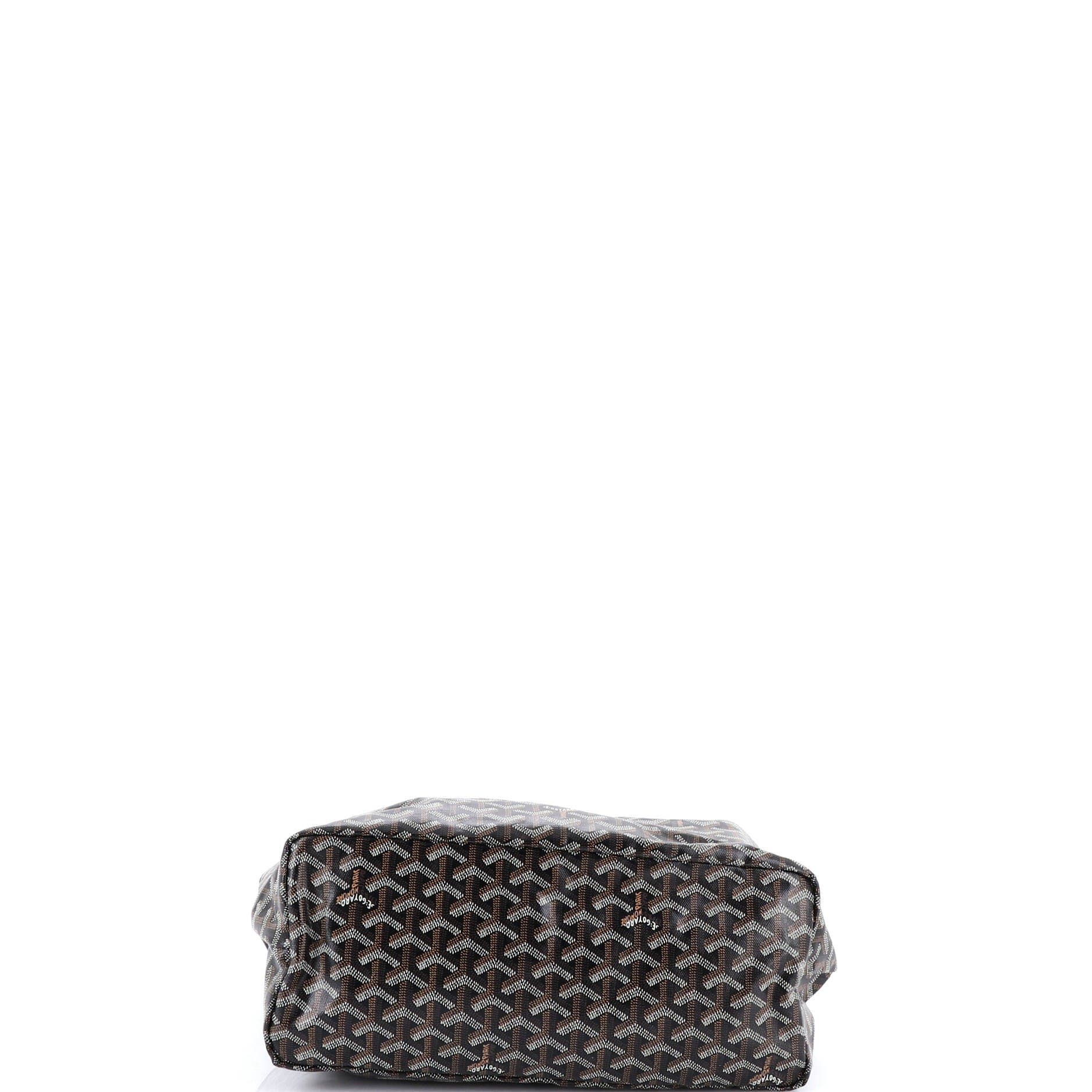 Pre-Owned Goyard Saint Louis Tote Coated Canvas PM, Alternate, color, Black