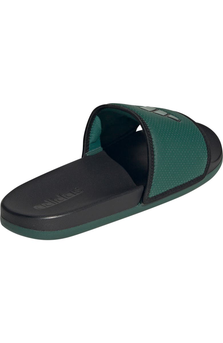 adidas Gender Inclusive Adilette Comfort Sport Slide Sandal, Alternate, color, Collegiate Green/ Black
