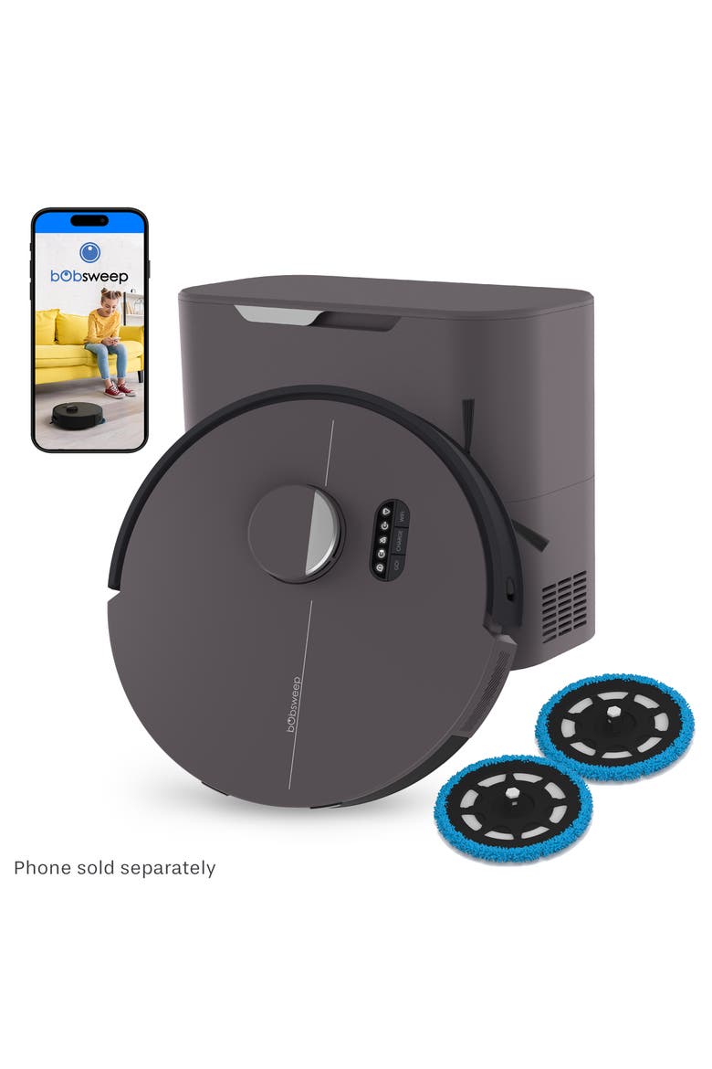 Dustin Combo Robot Vacuum & DualSpin Mop, Main, color, Twilight