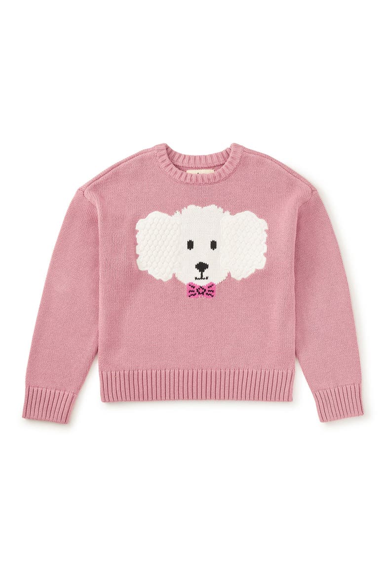 Fluffy Puppy Sweater, Main, color, Hydrangea