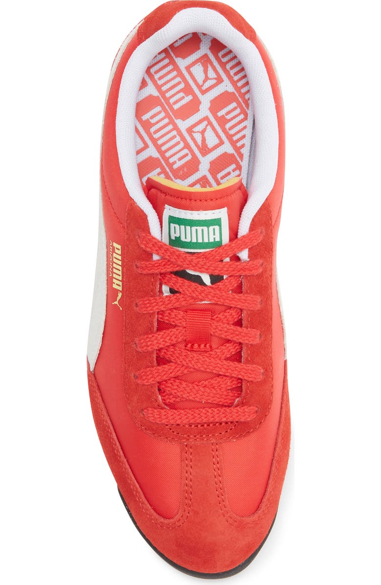 PUMA Arizona Nylon Sneaker, Alternate, color, For All Time Red/ White/ Gold