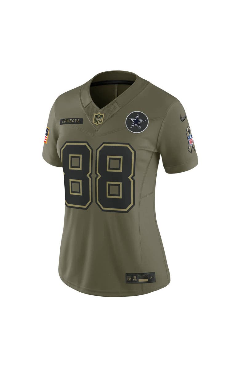 Nike Women's Nike CeeDee Lamb Olive Dallas Cowboys 2025 Salute to Service Limited Jersey, Alternate, color, Olive