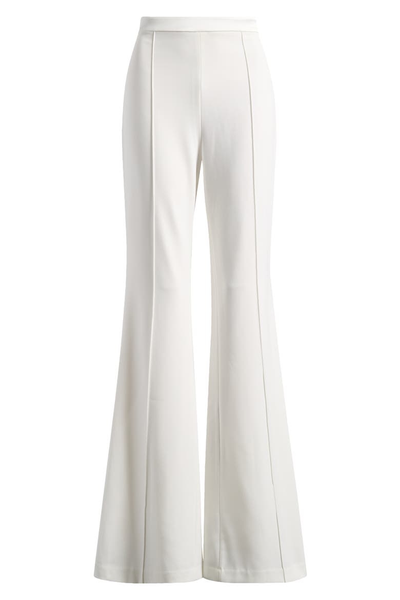 Pintuck Pleat Wide Leg Pants, Alternate, color, WHITE