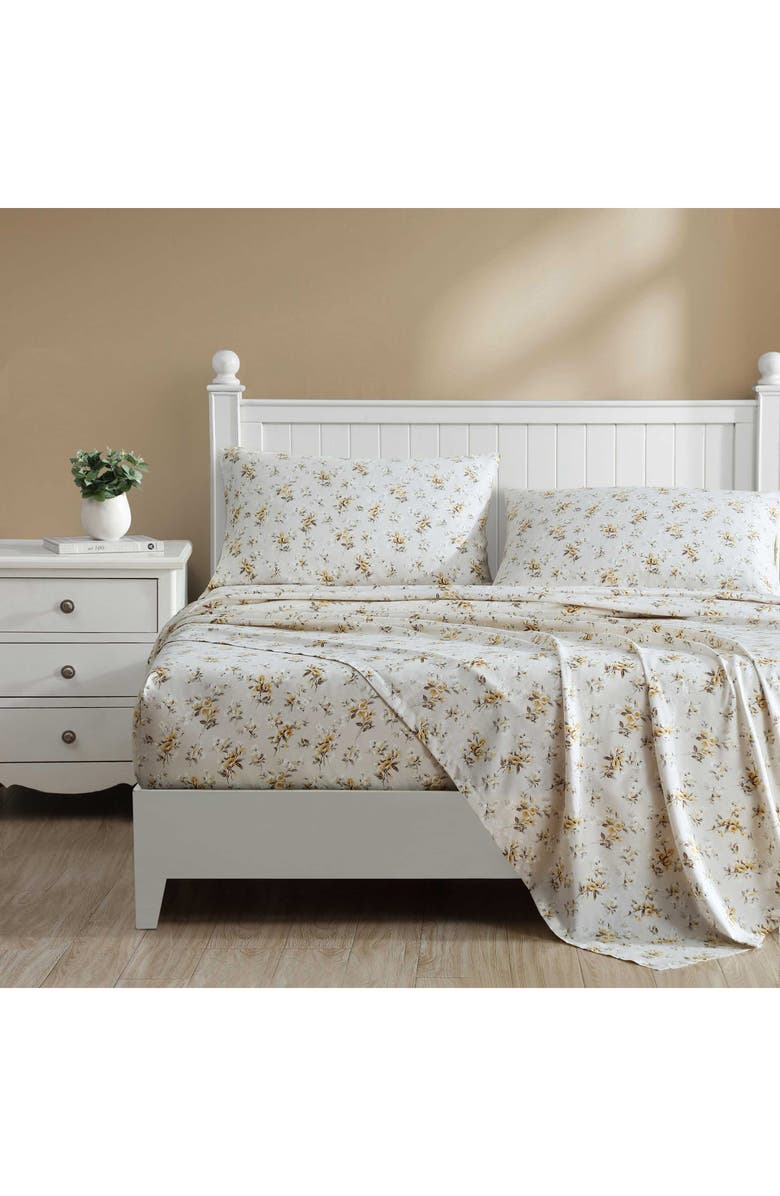 Laura Ashley Little Darlings Cotton Sheet Set, Alternate, color, Light Beige