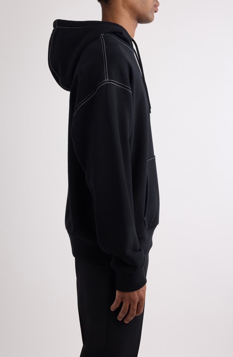 Givenchy Boxy Fit 4G Embroidered Hoodie, Alternate, color, 