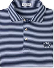 Peter Millar Men's Peter Millar Navy Penn State Nittany Lions Tiebreaker Performance Jersey Stripe Polo