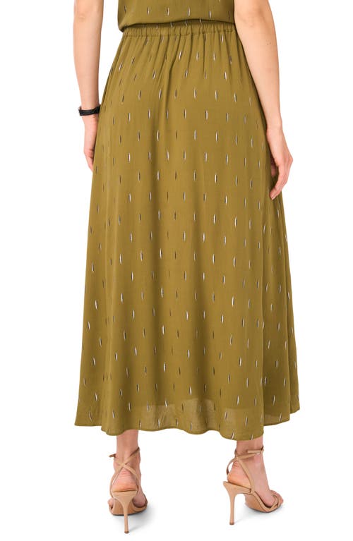 Halogenr Halogen(r) Metallic Accent Pull-on Midi Skirt