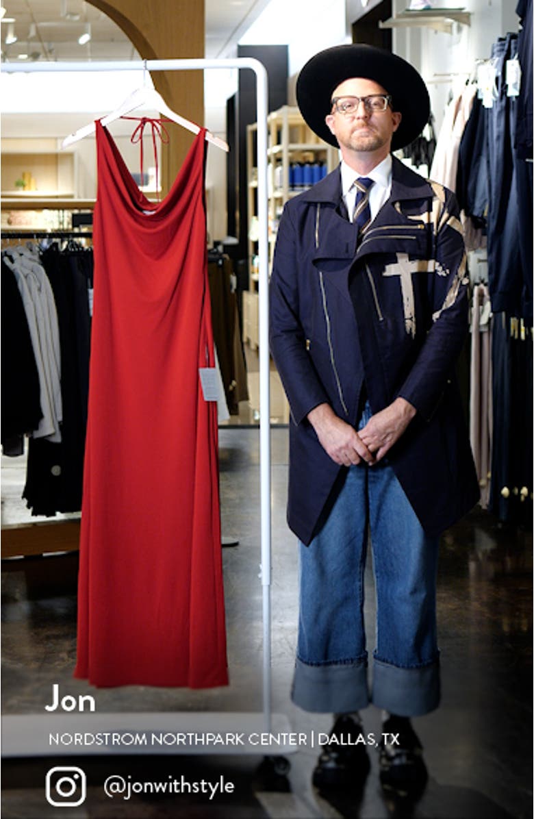 The Tamara Cowl Neck Gown, sales video thumbnail