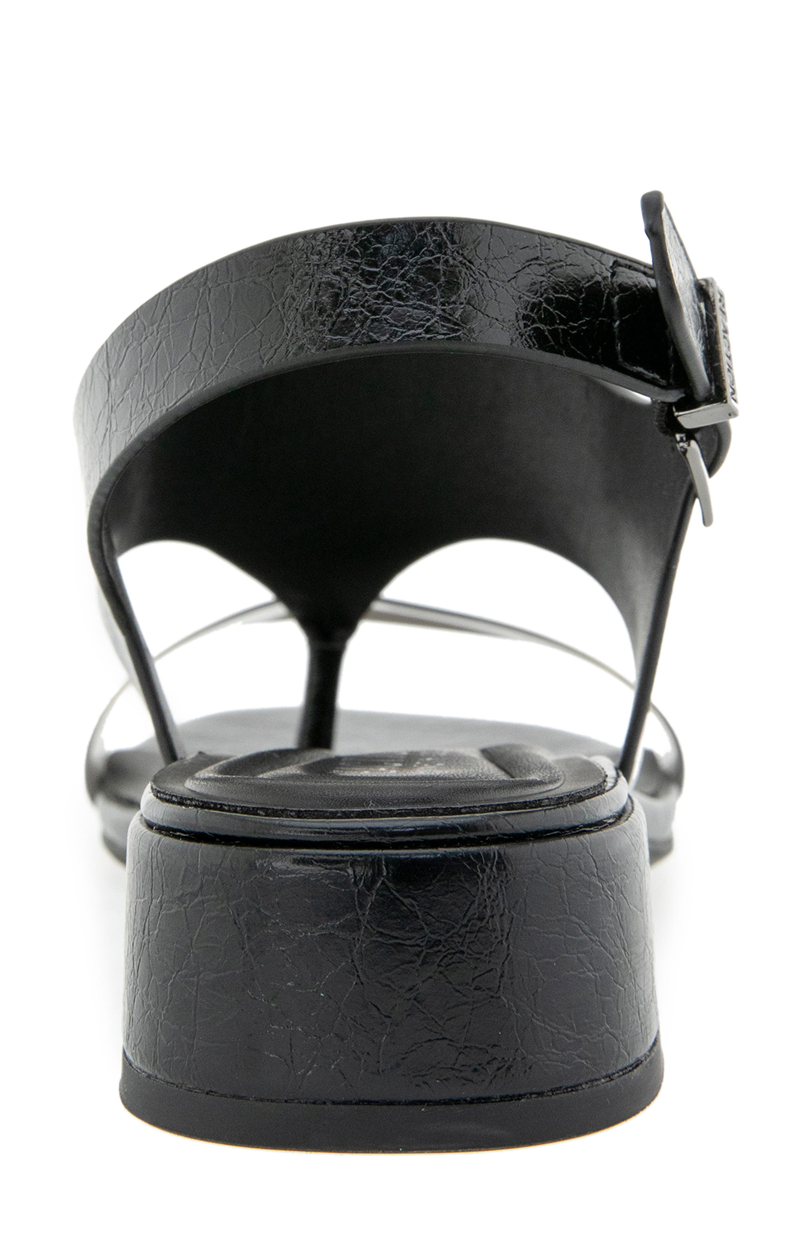 Reaction Kenneth Cole Kure Block Heel Sandal, Alternate, color, Black