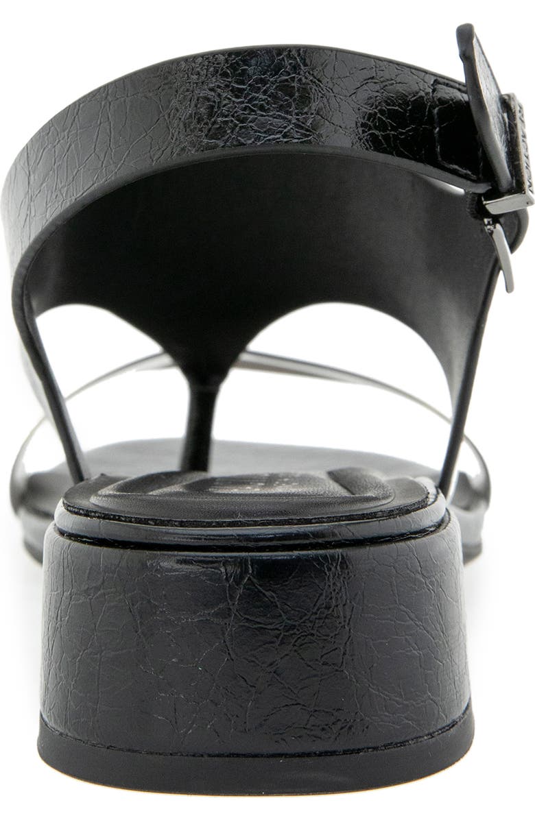 Reaction Kenneth Cole Kure Block Heel Sandal, Alternate, color, Black