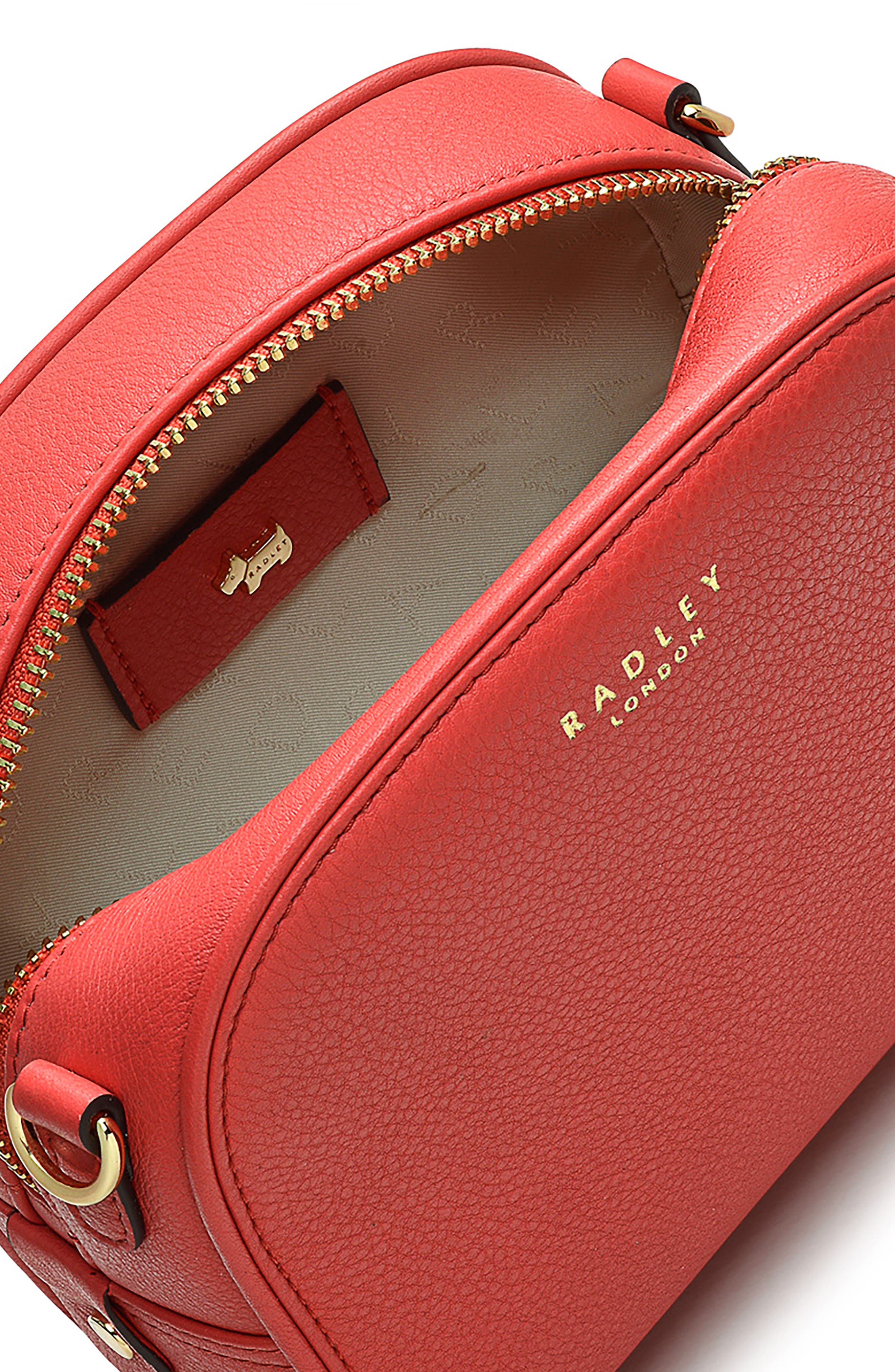 Radley Arden Crescent Crossbody Bag, Alternate, color, Lava