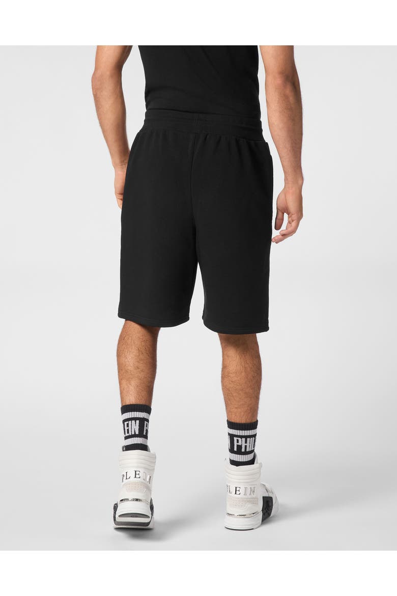 Jogging Shorts Nickel Placket Men, Alternate, color, black